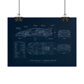 The Italian Stallion – Blueprint Poster